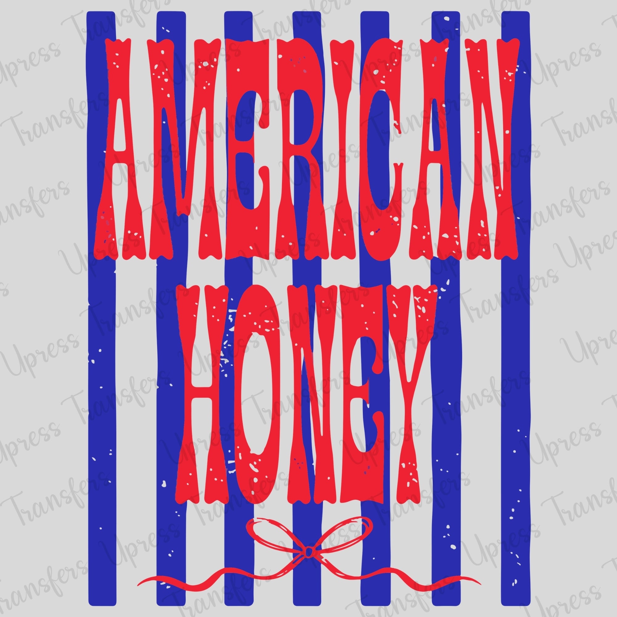 American Honey Dark Blue Stripes