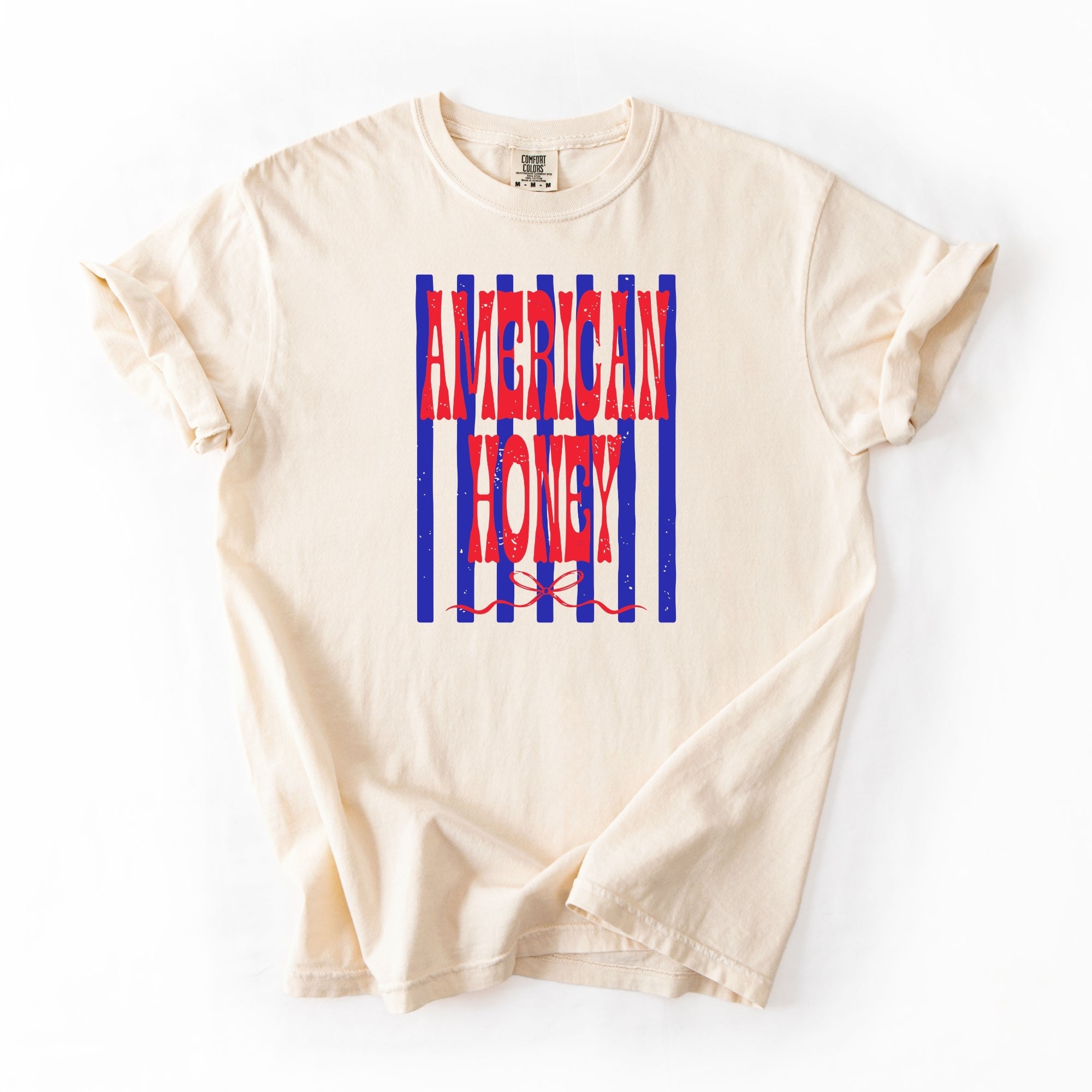 American Honey Dark Blue Stripes