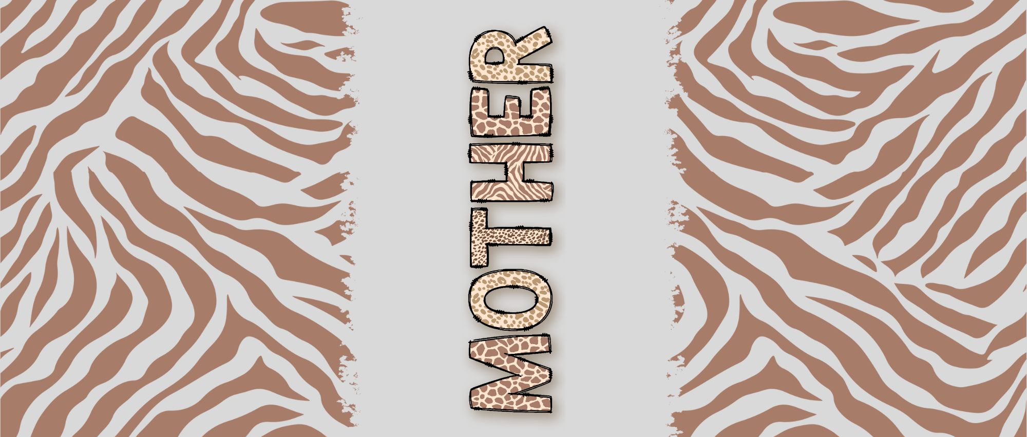 Animal Patterns Mother 16 oz UV Wrap
