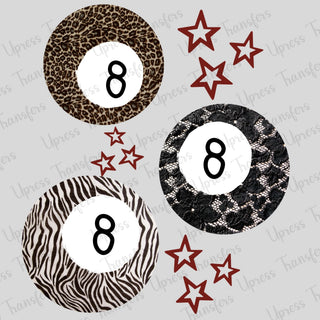 Animal Print Eight Balls