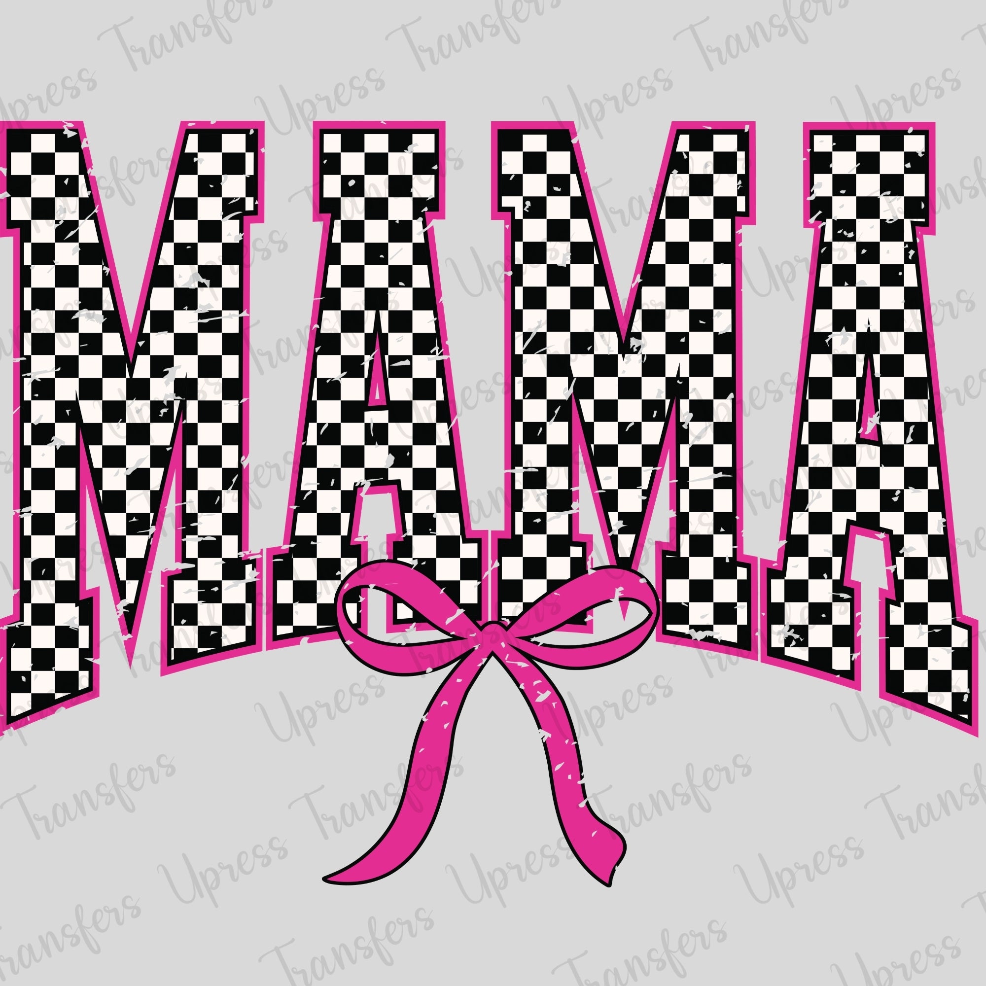 Another Distress Checkered Mama