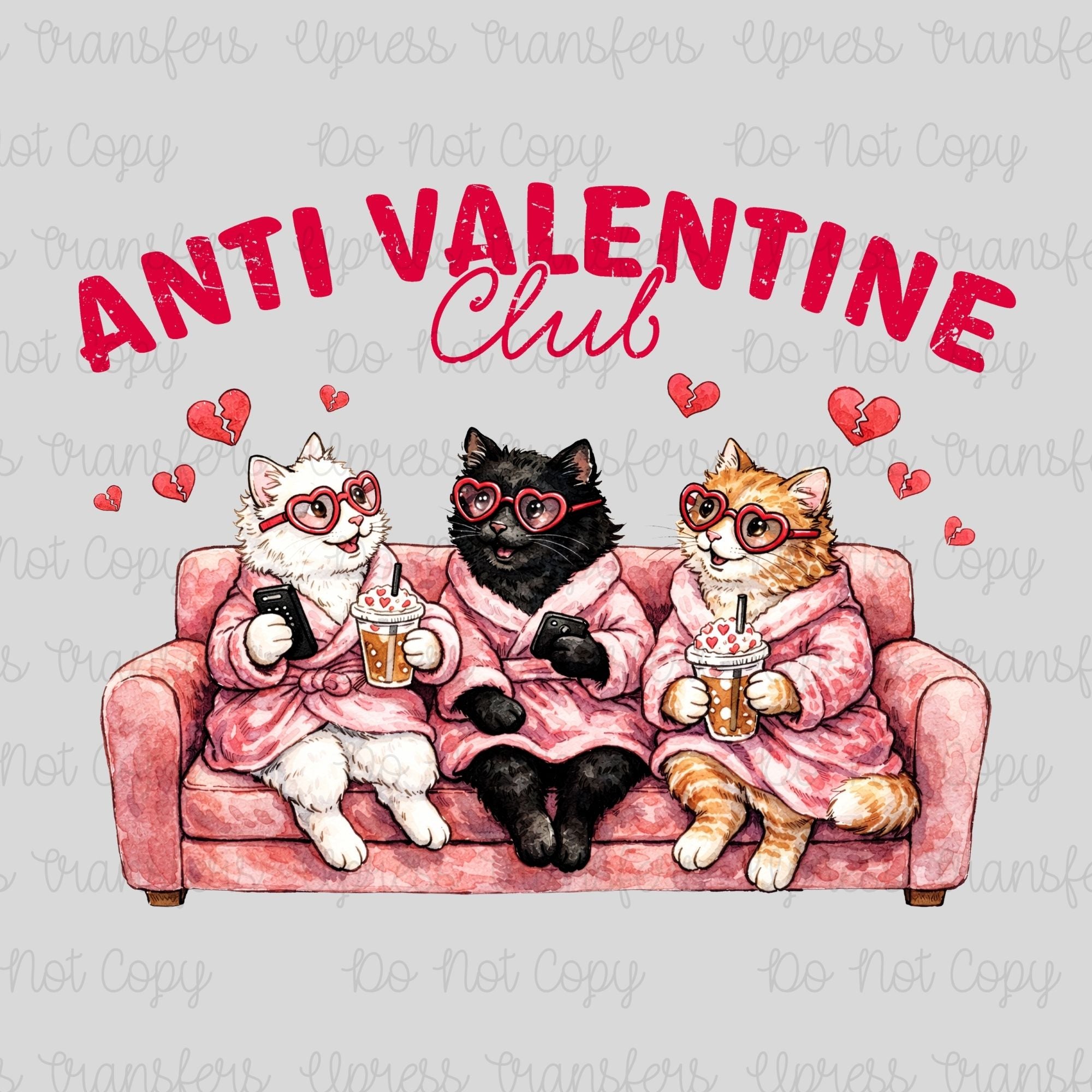Anti Valentine Cats Couch