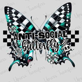 Antisocial Butterfly Checkered
