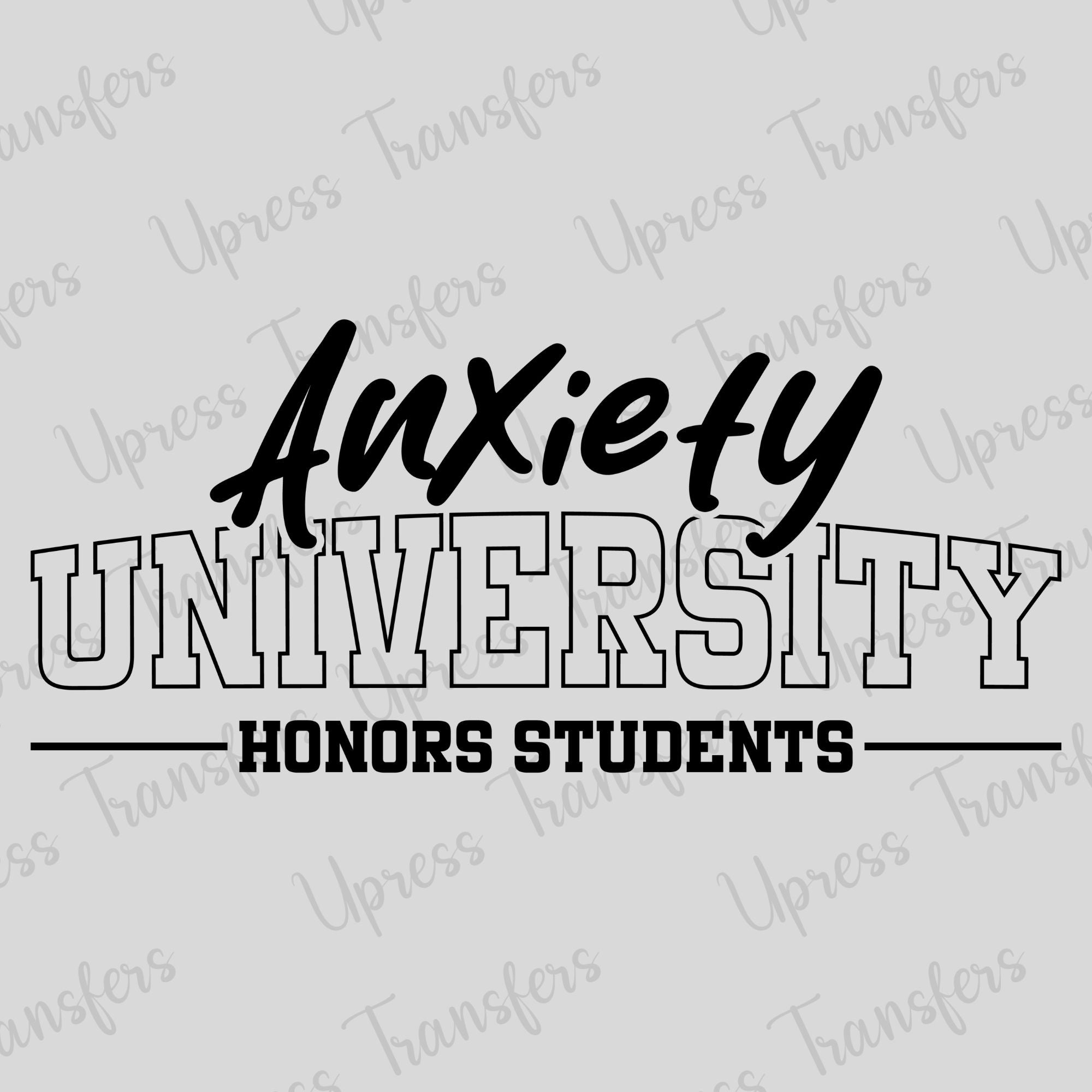Anxiety Uni Honors Student