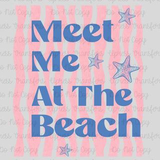 At The Beach Striped Frame