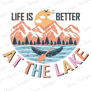 At The Lake Retro