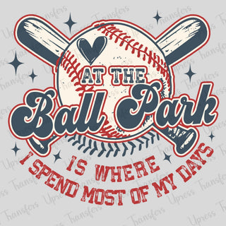 At the Ball Park Faded