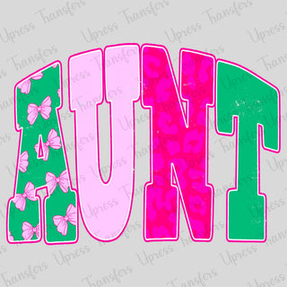 Aunt Preppy Pink And Green