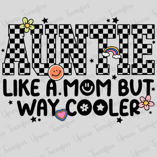Auntie Checkered Like A Mom