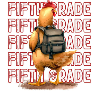 Back To School Chicken Fifth Grade