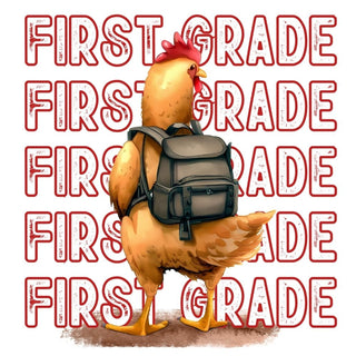 Back To School Chicken First Grade