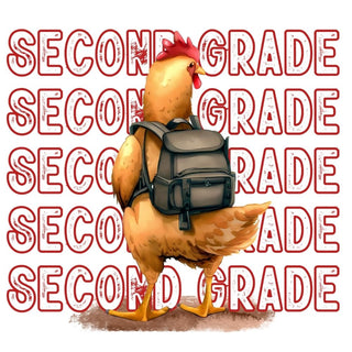 Back To School Chicken Second Grade