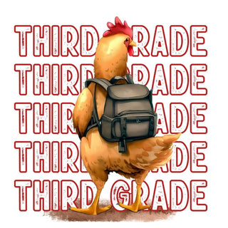 Back To School Chicken Third Grade