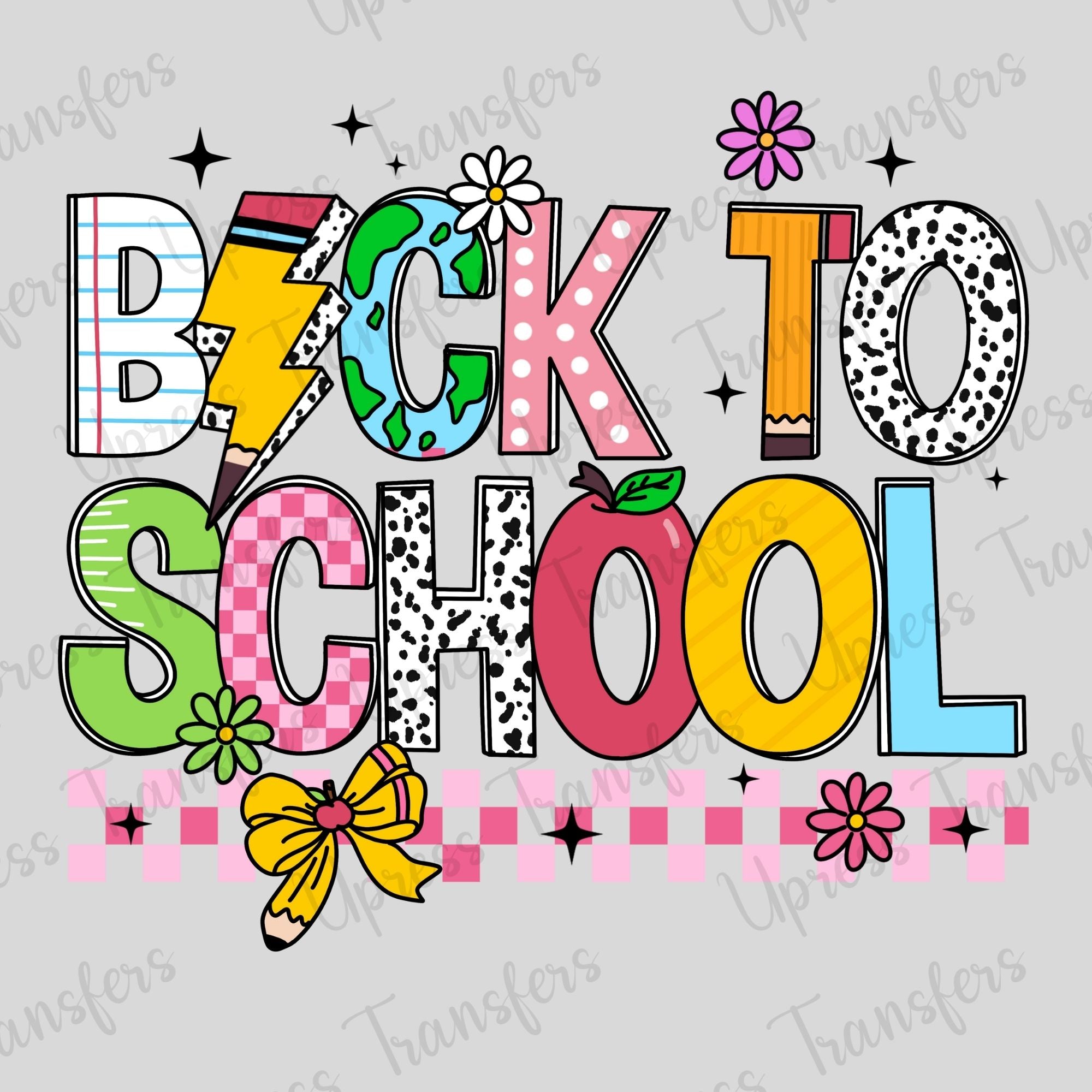 Back To School Different Prints