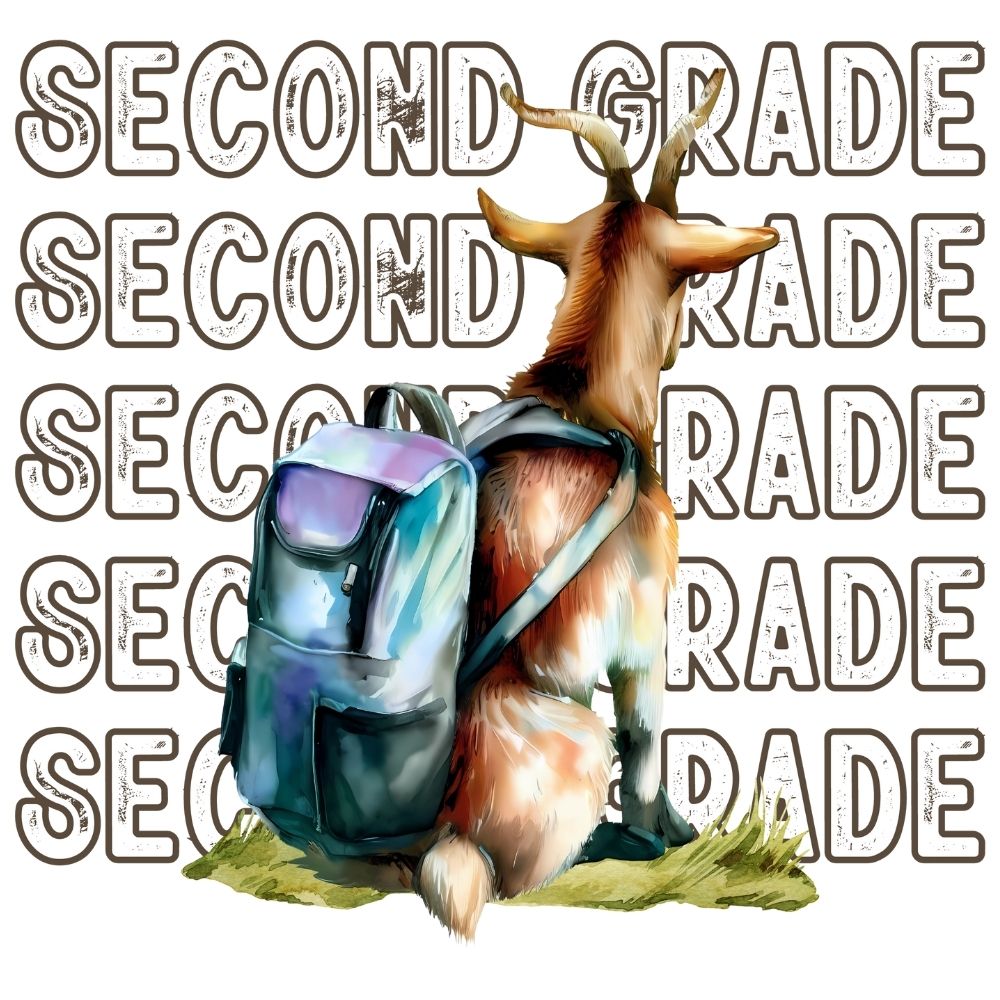 Back To School Goat Second grade