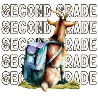 Back To School Goat Second grade