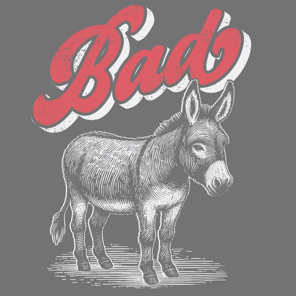 Bad Ass Donkey Red