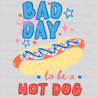 Bad Day Hotdog Drawing