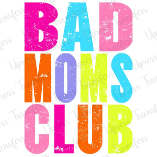 Bad Moms Club Stacked Distressed