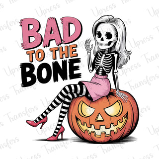 Bad To The Bone Skelly Girl