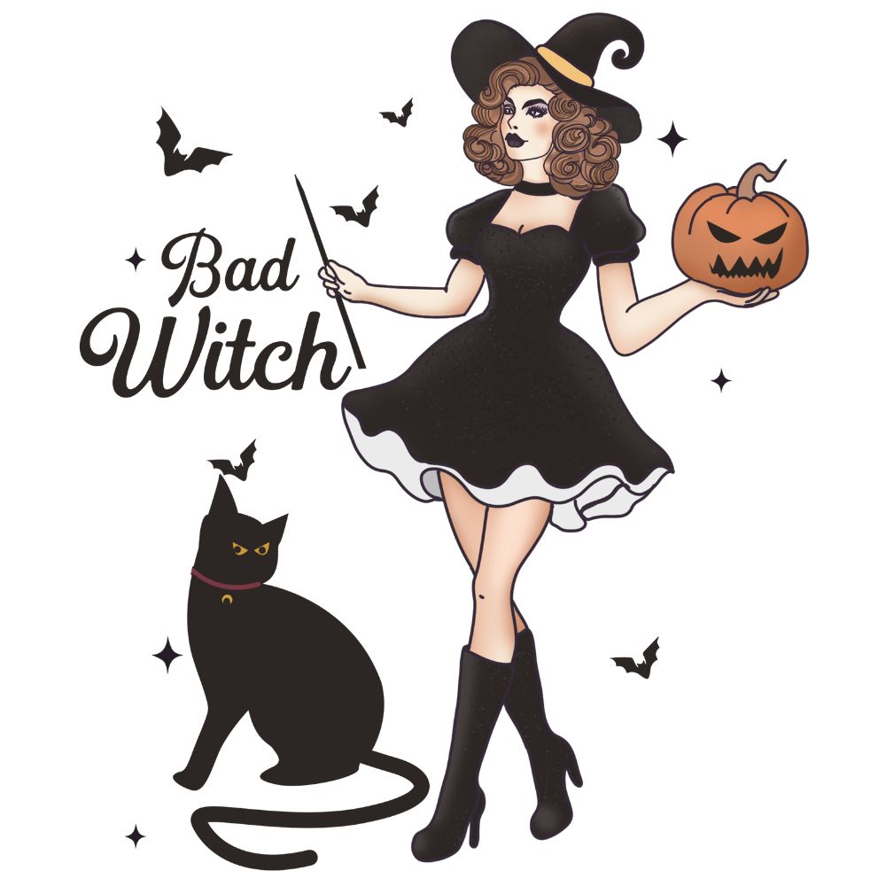 Bad Witch Cat