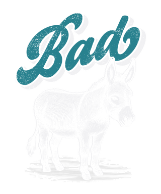 Bad Ass Donkey Blue