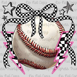 Baseball Bolts Checkered