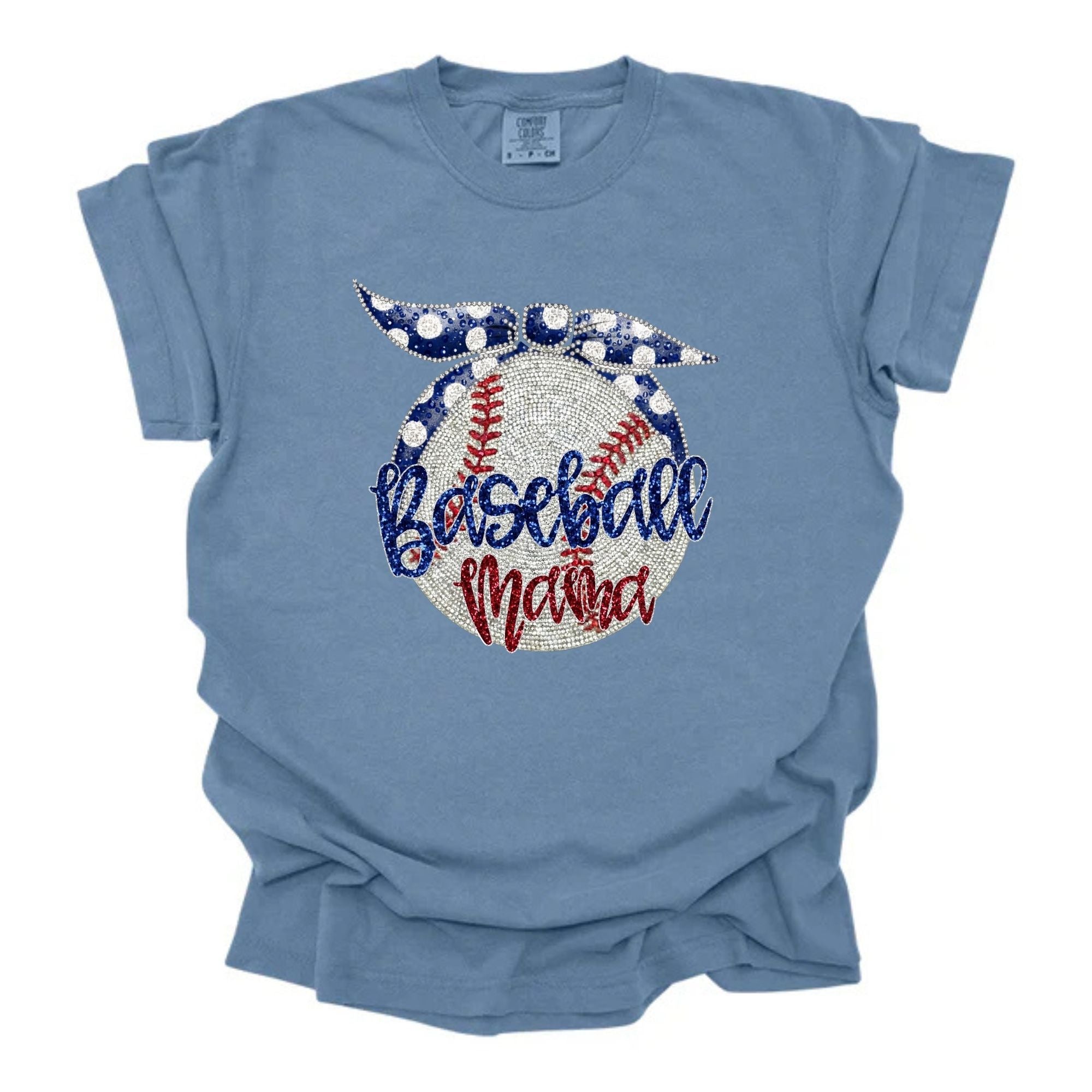 Baseball Mama Bandana Rhinestones
