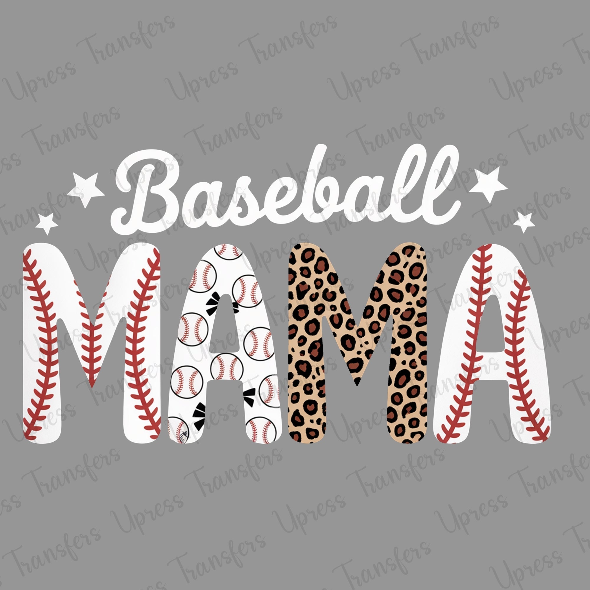 Baseball Mama Leopard