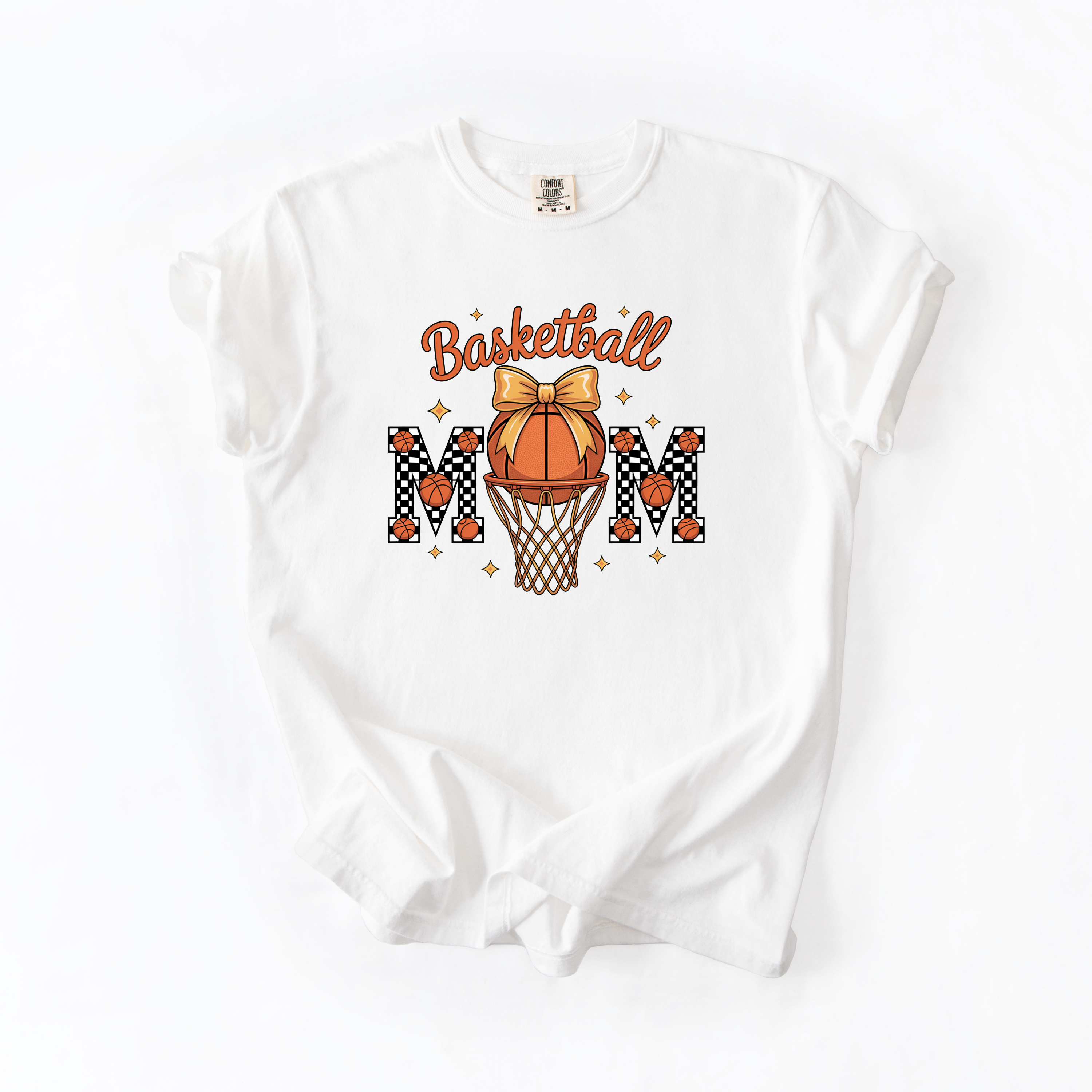 Basketball Checkered Mom