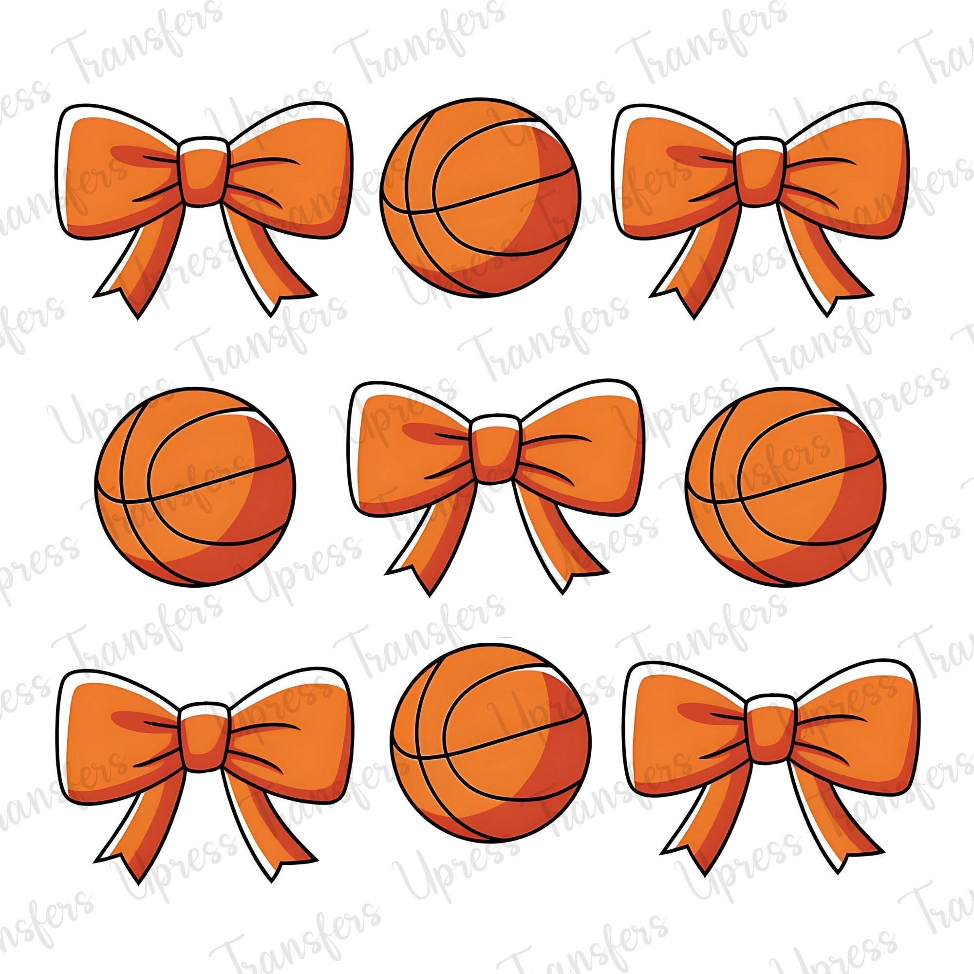 Basketball Coquette Pattern