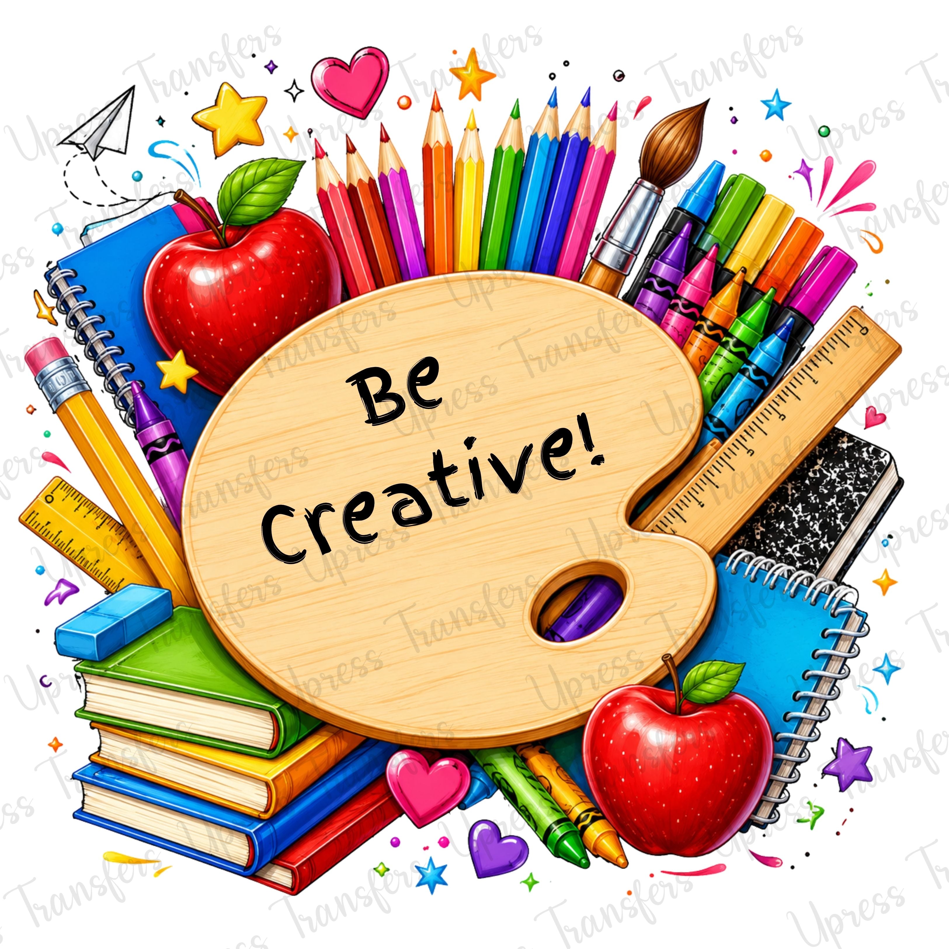 Be Creative Colorful school Stuff