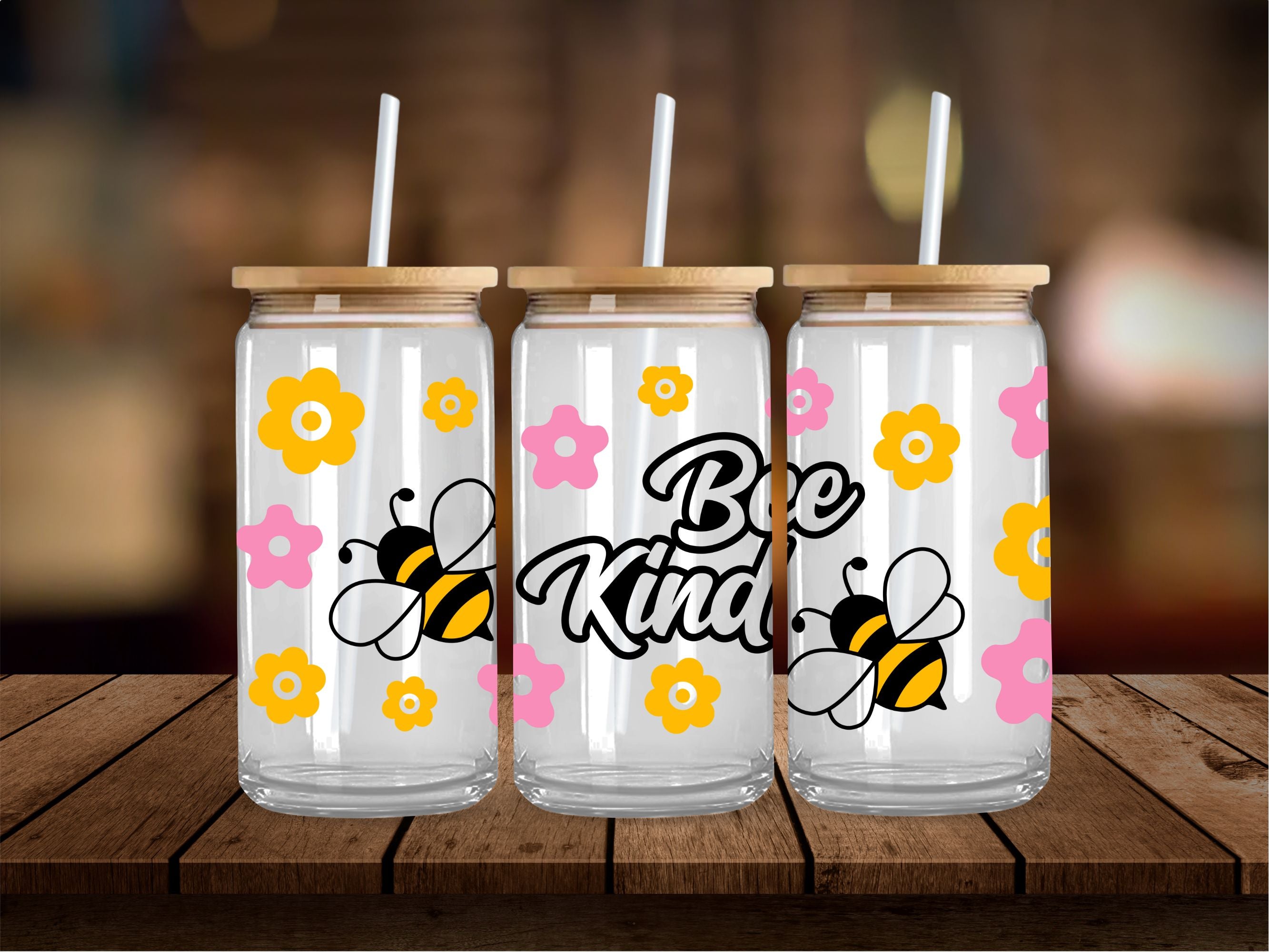 Be Kind Flowers 16 Oz Wrap