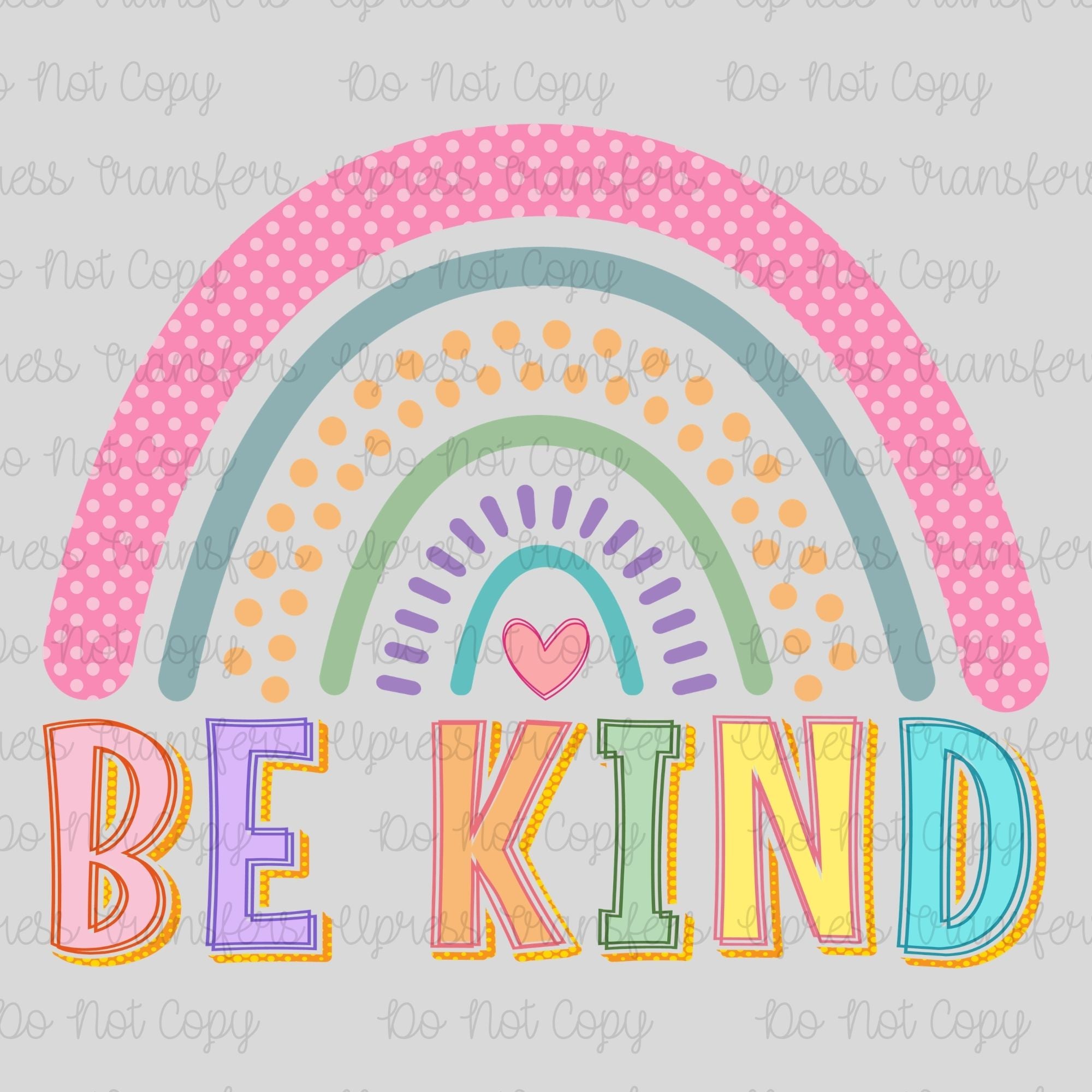 Be Kind Simple Rainbow