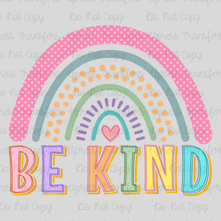 Be Kind Simple Rainbow