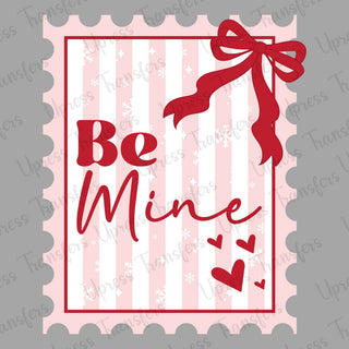 Be Mine Striped Stamp