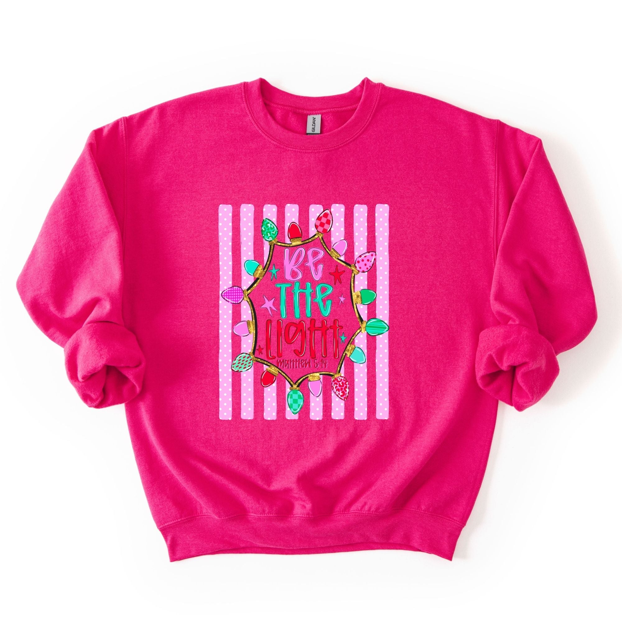 Be The Light Stripes Pink