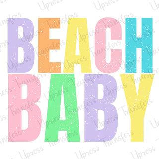 Beach Baby Stacked and Distressed
