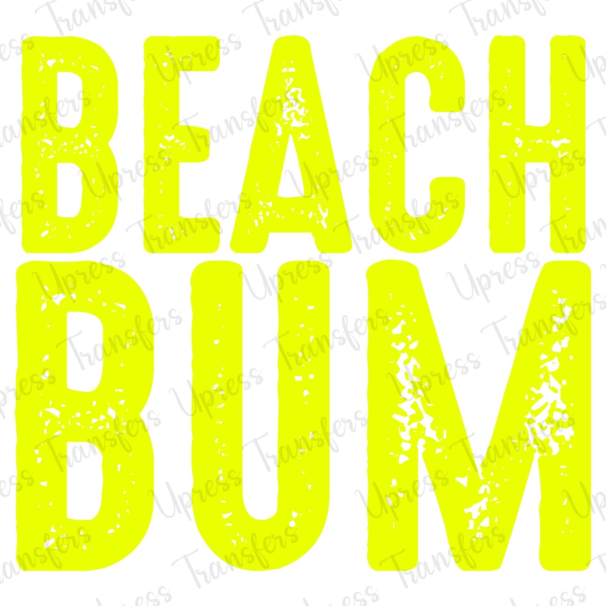 Beach Bum Stacked Yellow