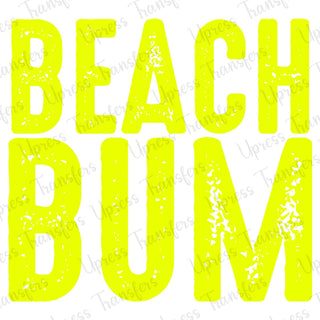 Beach Bum Stacked Yellow