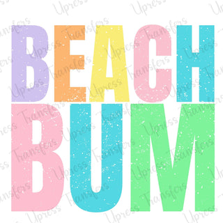 Beach Bum Stacked and Distressed