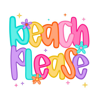 Beach Please Doodle