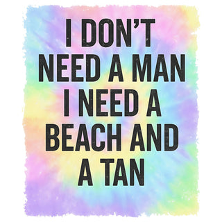 Beach and a Tan Tye Dye