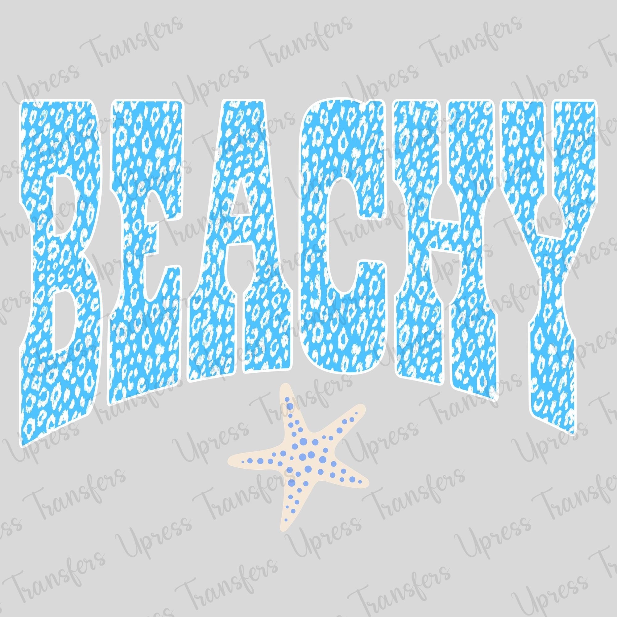 Beachy Blue Cheetah