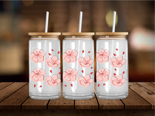 Beachy Flowers 16 Oz Wrap