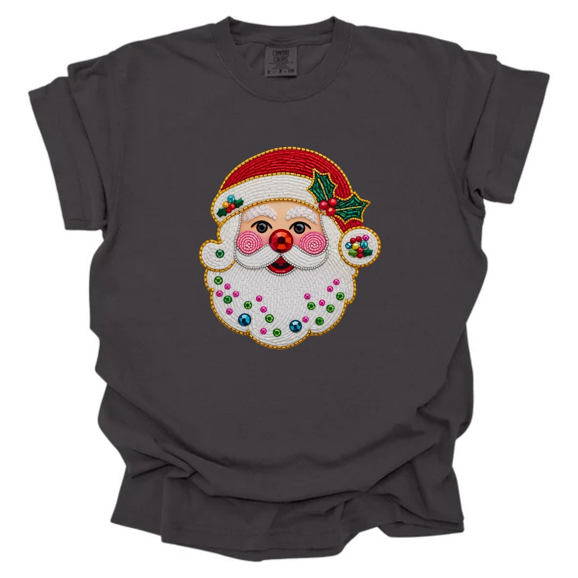 Beaded Santa Jolly