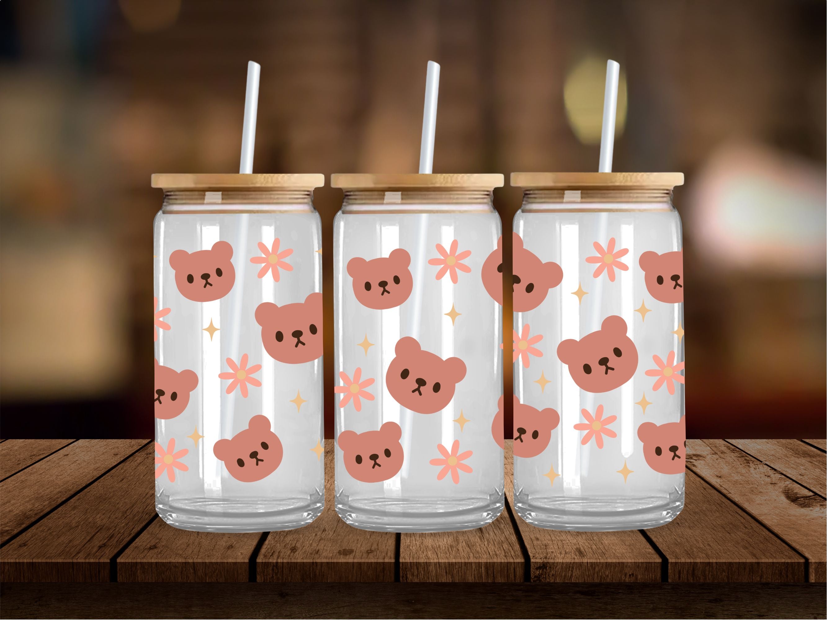 Beary Cute 16 Oz Wrap