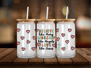 Believe Like Mary 16 Oz Wrap