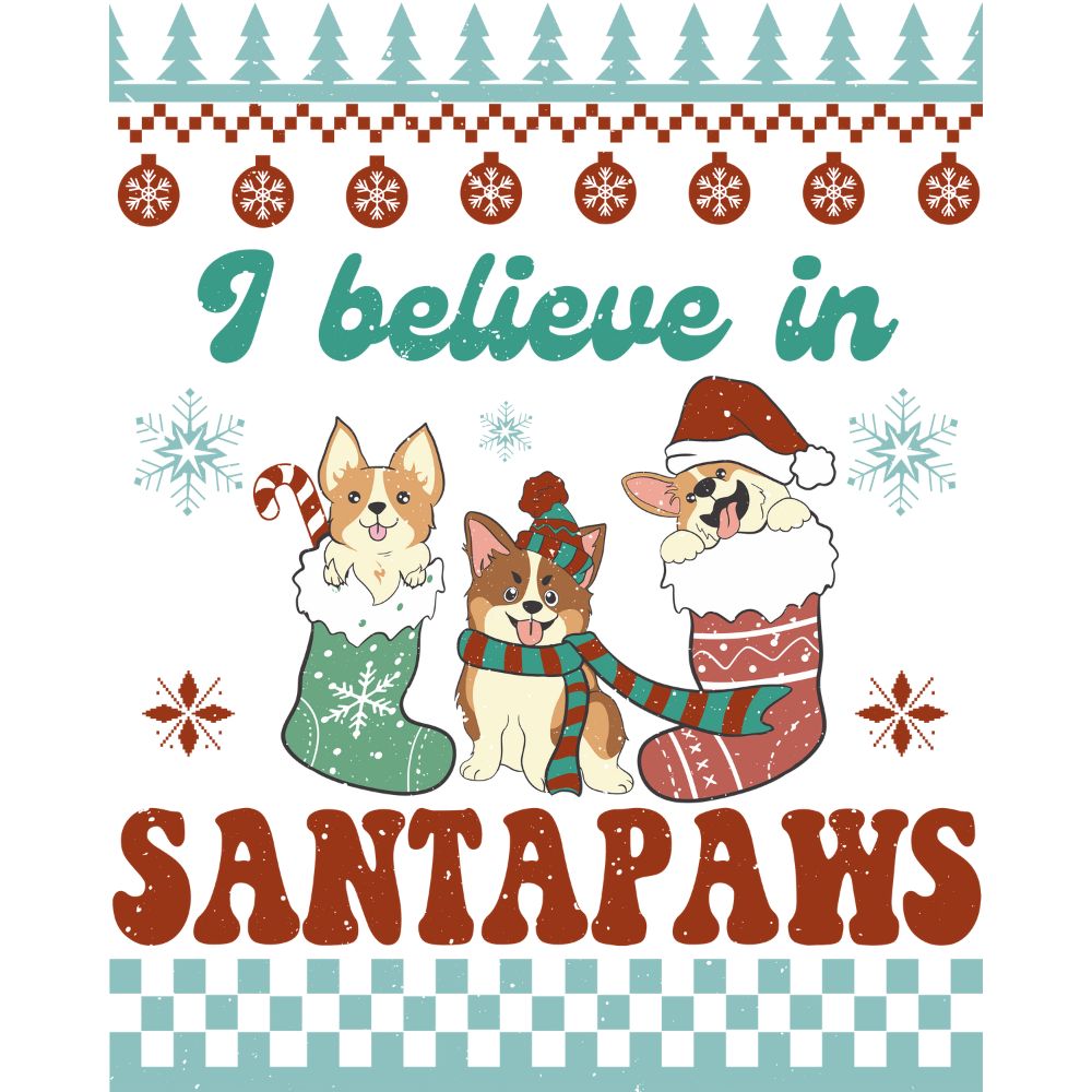 Believe In Santa Paws