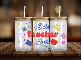 Best Teacher Ever 16 Oz Wrap